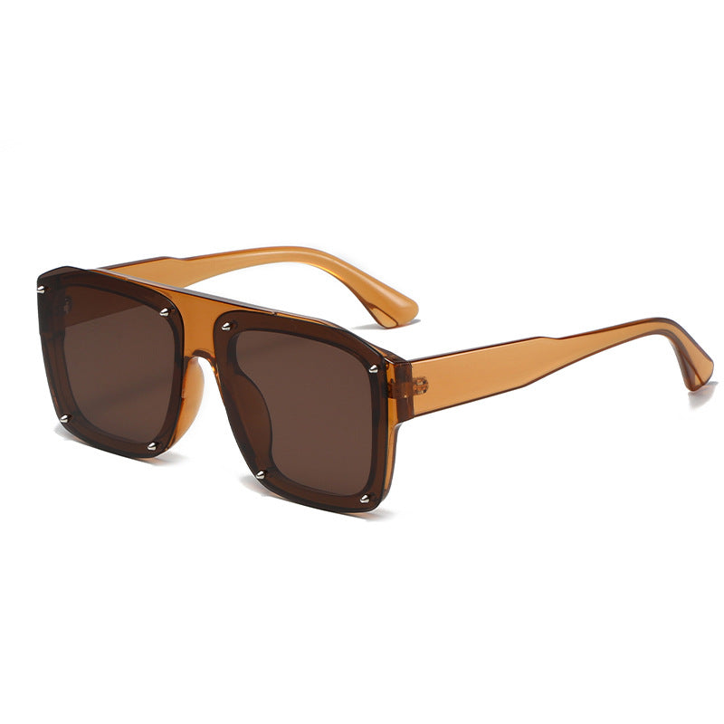 Wholesale PC Square Rivet Men Sunglasses